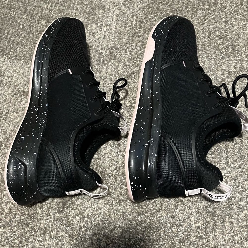 Kuru Atom Black and Pink Athletic Sneakers - Picture 4 of 11